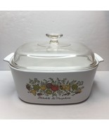 Vintage Corning Ware Pyrex L&#39;Echalote La Marjolaine 5L Casserole Dish A-... - £50.89 GBP