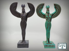 The winged goddess Isis statue - A powerful statue of Isis is available in black - £122.39 GBP