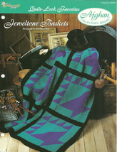 Needlecraft Shop Crochet Pattern 942050 Jeweltone Baskets Afghan Series - $2.99