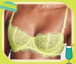 36C Lime Citron WICKED Dream Angels UPLIFT PushUp wo pad Victorias Secret UW Bra - £31.96 GBP