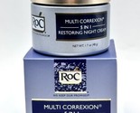 RoC Multi Correxion 5 in 1 Restoring/Anti Aging Facial Night Cream 1.7 o... - $19.99