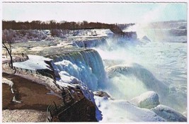 Postcard Niagara Falls In Winter Niagara Falls Ontario - £2.36 GBP