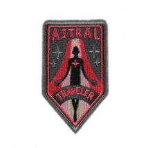 ASTRAL TRAVELER IRON ON PATCH 3.75&quot; Embroidered Applique Metaphysical Pr... - £2.19 GBP