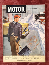 Rare MOTOR Automotive Car Magazine January 1957 James Jordan - £12.65 GBP