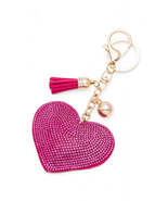 Crystal Heart Key Chain - $11.21 CAD