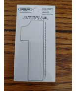 Hardline Self Adhesive Number 1 Glossy White Laminate 3 In Super Stick - $3.97 CAD
