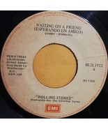 ROLLING STONES Waiting on a Friend / Little T &amp; A 7” 45rpm from PERU Jagger - £9.40 GBP