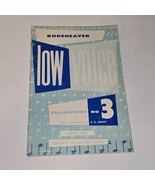 Low Voice collections no.3 song book Rainbow series sacred music rodehea... - $13.78 CAD