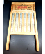 National Washboard Co. No. 701 Vintage Wood The Zinc King Top Notch USA ... - £38.93 GBP