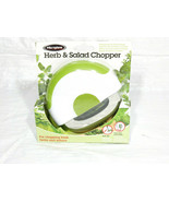 Mezzaluna Herb & Salad Chopper Microplane 48008 White Kitchen Dining Tool Gadget - £7.95 GBP