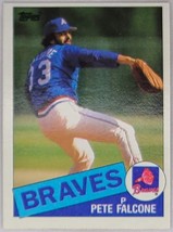 1985 Topps Baseball #618 Pete Falcone Atlanta Braves Pitcher - $3.91