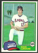 California Angels Dave LaRoche 1981 Topps Baseball Card 529 ex/em - £0.39 GBP