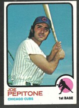 Chicago Cubs Joe Pepitone 1973 Topps Baseball Card 580 ex+ - £2.60 GBP