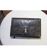LODIS TOOLED LEATHER  WALLET 6&quot; x 4&quot; PRE-OWNED - $64.35
