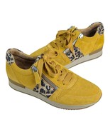 Gabor Lulea Leopard Shoes Womens US size 8 UK 5.5 Gold Cheetah Zip Jollys - $233.50 CAD