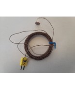 Lot of 2 Omega SMP-K-M Type K Male Miniature Thermocouple Connector + cable - $117.56 MXN
