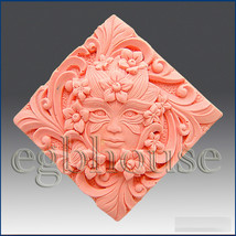 2D silicone Soap/polymer/clay/cold porcelain mold – Muse Tile - £21.96 GBP
