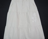  head skirt tiered a line casual lined embroidered off white khaki womens 6 cotton thumb155 crop