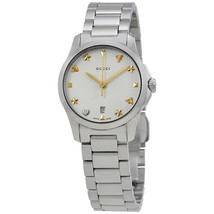 Gucci YA126572A Women Silver Stainless Steel Watches - £744.86 GBP