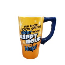 Birthday Coffee Mug 16 oz Getting Older Happy Hour is a Nap Spoontiques Cup - £15.07 GBP