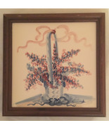 Beautiful Vintage Hand Painted Tile Signed and Framed from Viuva Lamego - £11.98 GBP