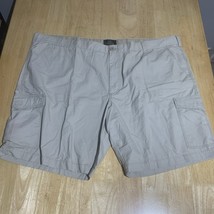 Red Head Cargo Shorts Mens 52 Beige Canvas Relaxed Fit Solid Cotton Stretch - $17.70