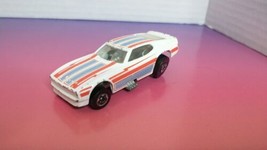 Hot Wheels Flying Customs &#39;71 Mustang White BW Blackwall Ford 1971 2013 Dragster - £3.87 GBP