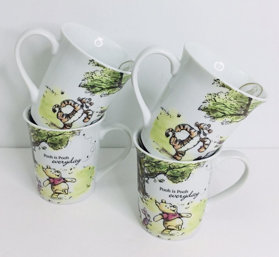 4 Coffee Mug Disney Winnie The Pooh & Friends Pooh is Pooh Everyday Mug - £28.63 GBP