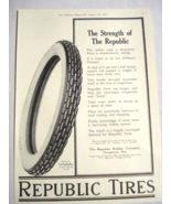 1917 Ad Republic Tires Republic Tire Co Youngstown Ohio - €8,67 EUR