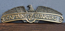 Nautical Marine Captains Quarters Eagle Sailor Anchor Aluminum Wall Deco... - $787.63 MXN