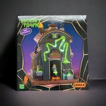 Lemax Spooky Town 2020 Terribly Twisted Taffy Works #05607 Lit Halloween - £47.44 GBP