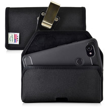 Google Pixel 2 XL Belt Case Fits Slim Case Black Nylon Heavy Rotating Belt Clip - £29.46 GBP