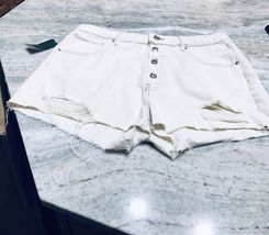 Wild Fable Highest Rise Cutoff Shorts 16/32. White - $45.42