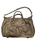 COACH Ashley Sabrina Gold Bronze Metallic Leather Shoulder Bag F15447 sa... - £54.68 GBP
