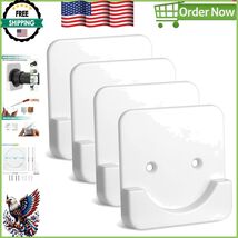 Durable White Acrylic Shower Curtain Tension Holders - 4 Pack Mount Reta... - $26.46 CAD