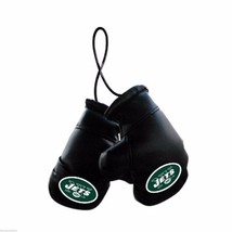 NFL New York NY Jets 4&quot; Mini Boxing Gloves Rearview Mirror Auto Ornament - $6.95