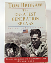 The Greatest Generation Speaks Tom Brokaw World War II Audio Book Cassettes - £4.68 GBP