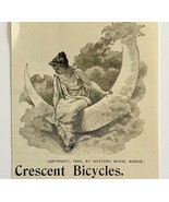 Crescent Bicycles 1894 Advertisement Victorian Bikes New Line Moon #2 AD... - €17,30 EUR Crescent Bicycles 1894 Advertisement Victorian Bikes New Line Moon #2 AD... - €17,30 EUR