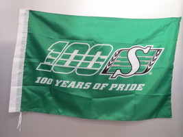 Saskatchewan Roughriders Mini Flag - 100 Years of Prider - Single Sided - $22.00