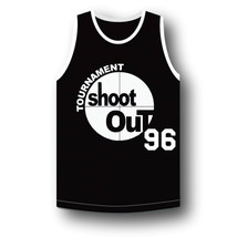 Birdie #96 Above The Rim Tournament Shoot Out Basketball Jersey Black Any Size - £27.35 GBP
