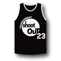 Motaw #23 Above The Rim Tournament Shoot Out Basketball Jersey Black Any Size - £27.35 GBP