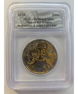 2024 ICG Year of the Dragon Ruthenium, 1 of 1000 - $140.00