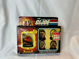 1985 Hasbro Gi Joe Stampos Rubber Stamps Crimson Guard In Factory Sealed Box - £102.70 GBP