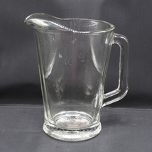Heavy Glass Pitcher Clear Barware Iced Tea Beer Water - £19.95 GBP