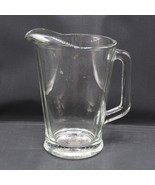 Heavy Glass Pitcher Clear Barware Iced Tea Beer Water - £19.60 GBP