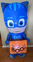 5 Ft  PJ MASKS Green Cat Boy Halloween LED  Airblown Inflatable Party Gr... - $56.09