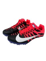 NIKE Rival S 9 Black Solar Red White Sprint Track Spikes Shoes Womens Size 3 - £27.40 GBP