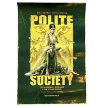 Polite Society Original DS 27 x 40 Movie Theater Poster Priya Kansara Ri... - $14.25