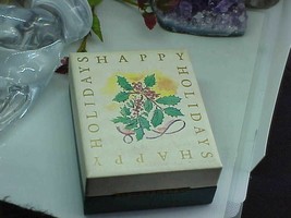 VINTAGE MONET Presentation Gift CHRISTMAS BROOCH PIN BOX &amp;  Circle Brooch - $14.84