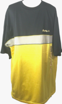 86 Eighty Six By Penshoppe 3XL Sport Short Sleeve Shirt Yellow Black White - £28.37 GBP